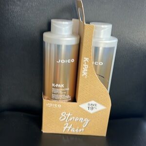 Liter size Joico K-Pak reconstructing shampoo & conditioner duo